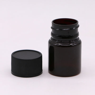 Contenido reciclable libre de BPA Botella de pastillas de plástico PET de 25 ml para medicamento sólido Vial