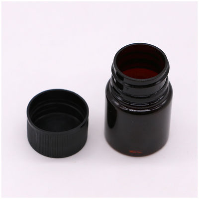 Contenido reciclable libre de BPA Botella de pastillas de plástico PET de 25 ml para medicamento sólido Vial
