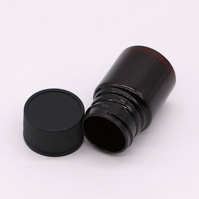 Contenido reciclable libre de BPA Botella de pastillas de plástico PET de 25 ml para medicamento sólido Vial