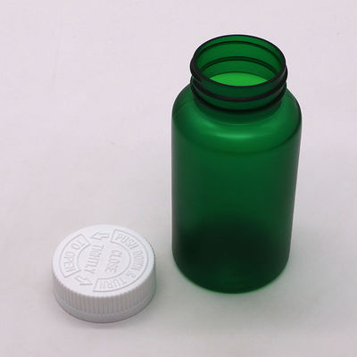 Botella finalizada de 250 ml de PET mate para medicinas de suplemento de píldoras