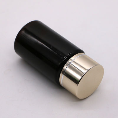 GMP 50ML PET Plastic Medicine Tablet Tablet Botella Contenedor con tapa de revestimiento de oro y plata