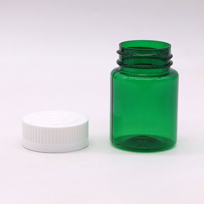 Botella con collar de PET de 60 ml para el embalaje de suplementos medicinales de grado farmacéutico