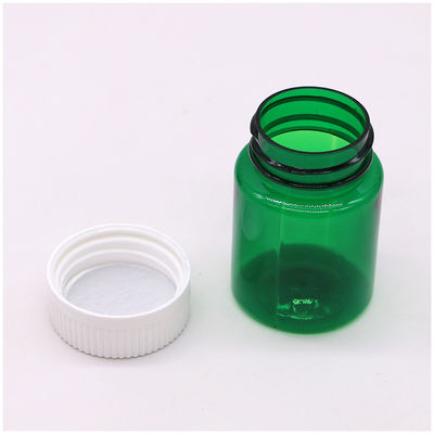 Botella con collar de PET de 60 ml para el embalaje de suplementos medicinales de grado farmacéutico