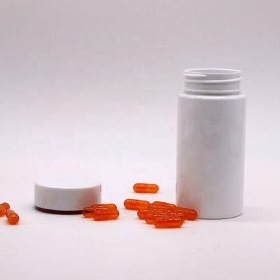Botella de cápsulas de plástico redondo de 150 ml/5 oz PET Ideal para medicamentos y suplementos de salud