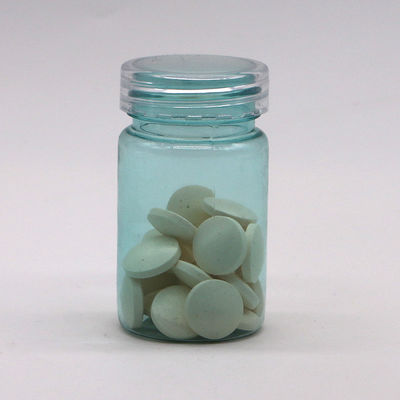 Cuidado de la salud 70ml PET Botella de cápsulas de plástico de píldora con tapa de oro plata