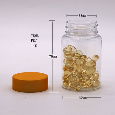 Capa de cilindro transparente de grado alimentario para la fabricación de tarros de PET de 75 ml