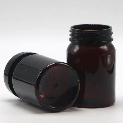 Impresión en pantalla Botella recargable de plástico médico PET de 80 ml para píldoras de cápsula