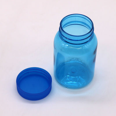 100 ml de PET redondo de color personalizado de grado farmacéutico