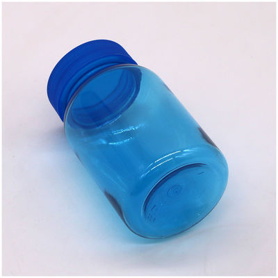 100 ml de PET redondo de color personalizado de grado farmacéutico