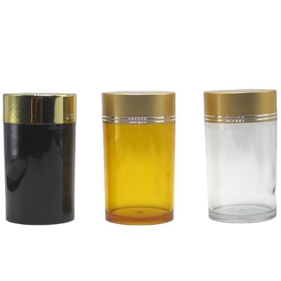 Botella vacía redonda de pastillas de plástico PET de 100 ml para envases farmacéuticos