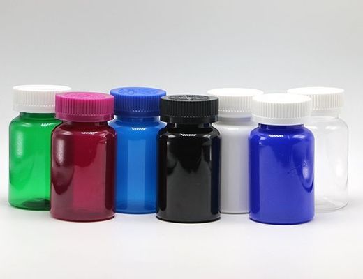 Botellas de suplemento translúcidas Botellas de cápsulas PET de 120 ml con tapa de seguridad