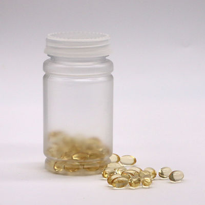 Collar de PET 120 ml Botella de plástico de forma de bambú con tapa de tornillo para píldoras
