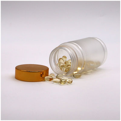 Collar de PET 120 ml Botella de plástico de forma de bambú con tapa de tornillo para píldoras