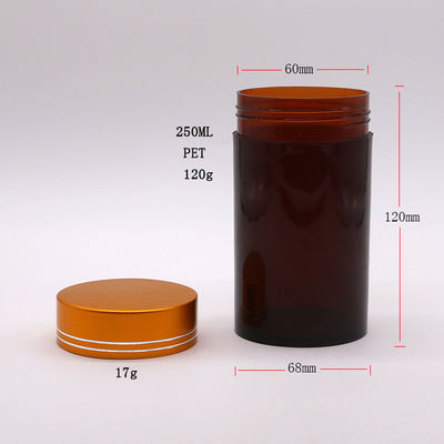 Botella de frasco de plástico tipo PET para cápsulas de suplementos nutricionales y suplementos de hierbas