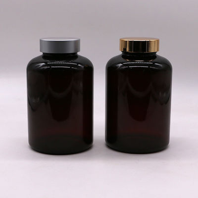 Capilla de tornillo y etiquetas de color personalizadas para recipientes de medicamentos PET de plástico de 500 ml