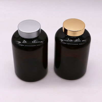 Capilla de tornillo y etiquetas de color personalizadas para recipientes de medicamentos PET de plástico de 500 ml