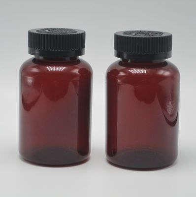 Capilla de perforación 180 ml Botella de píldoras de plástico PET para píldoras en polvo Cápsula HOT SEAL