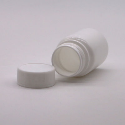30 ml de HDPE portátil en polvo de plástico blanco Medicina pastillas botellas de pastillas Contenedor con tapa de seguridad infantil