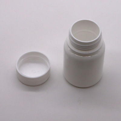 30 ml de HDPE portátil en polvo de plástico blanco Medicina pastillas botellas de pastillas Contenedor con tapa de seguridad infantil
