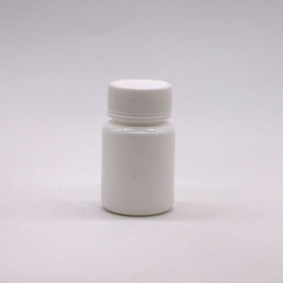 30 ml de HDPE portátil en polvo de plástico blanco Medicina pastillas botellas de pastillas Contenedor con tapa de seguridad infantil