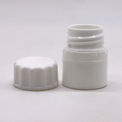 20 ml de cápsula de medicina sólida recargable en HDPE blanco, pastilla, tableta, frasco de plástico para otros medicamentos