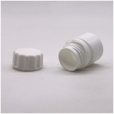 20 ml de cápsula de medicina sólida recargable en HDPE blanco, pastilla, tableta, frasco de plástico para otros medicamentos
