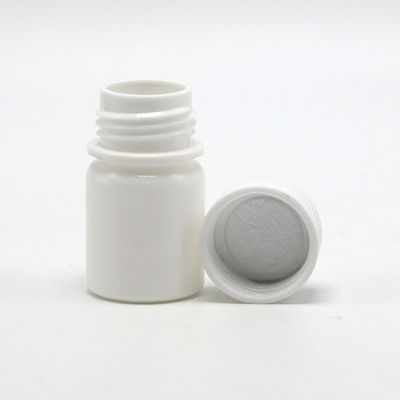 Botella de plástico PE de forma redonda de 10 ml para el almacenamiento de cápsulas de pastillas de medicamento