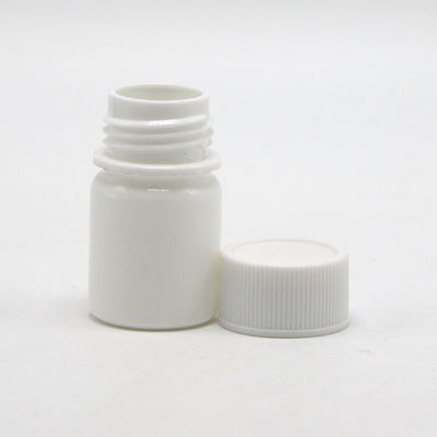 Botella de plástico PE de forma redonda de 10 ml para el almacenamiento de cápsulas de pastillas de medicamento