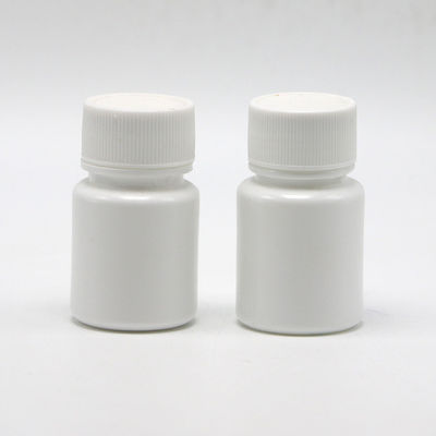 Botella de plástico PE de forma redonda de 10 ml para el almacenamiento de cápsulas de pastillas de medicamento