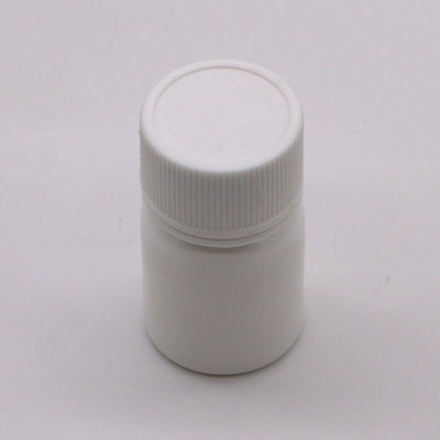 Botella de plástico PE de forma redonda de 10 ml para el almacenamiento de cápsulas de pastillas de medicamento
