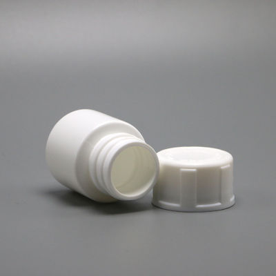 Botella de plástico HDPE de 15 mm para soluciones de almacenamiento farmacéutico de pequeña capacidad