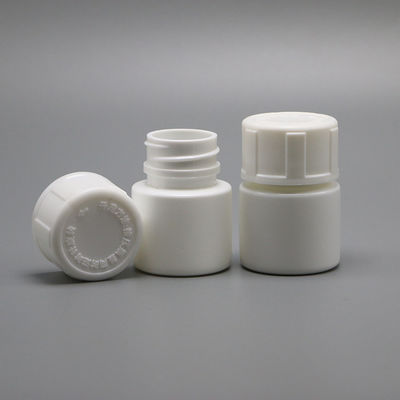 Botella de plástico HDPE de 15 mm para soluciones de almacenamiento farmacéutico de pequeña capacidad