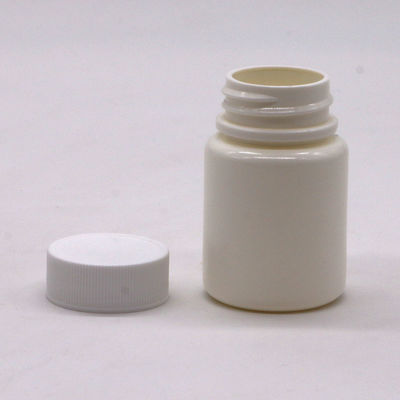 Pilula Cápsula Tableta 40CC Botella con tapa de tornillo Material HDPE Impresión de etiqueta personalizada