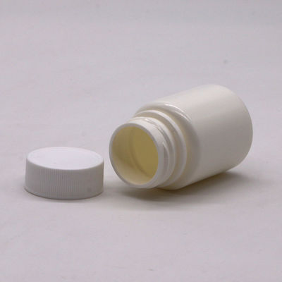 Pilula Cápsula Tableta 40CC Botella con tapa de tornillo Material HDPE Impresión de etiqueta personalizada