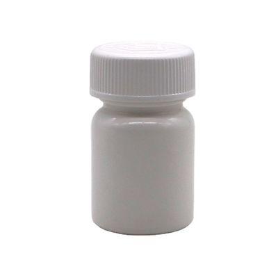 Botella de plástico HDPE de 40 ml de pequeña capacidad con tapa de tornillo e impresión de etiquetas personalizadas