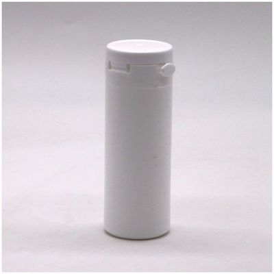 Botella de plástico HDPE de forma redonda de 50 ml para almacenamiento de suplementos de medicina de color personalizados