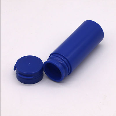 Botella de plástico HDPE de forma redonda de 50 ml para almacenamiento de suplementos de medicina de color personalizados