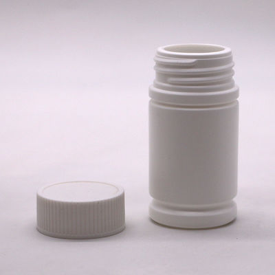 Botella de plástico de bambú de HDPE de 60 mm de pequeña capacidad con tapa de tornillo y material de cuello HDPE