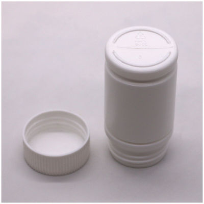 Botella de plástico de bambú de HDPE de 60 mm de pequeña capacidad con tapa de tornillo y material de cuello HDPE