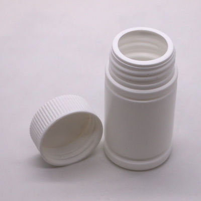 Botella de plástico de bambú de HDPE de 60 mm de pequeña capacidad con tapa de tornillo y material de cuello HDPE