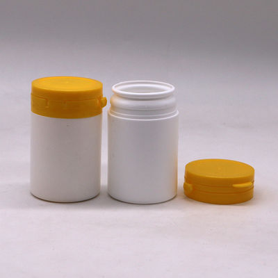 Contenedor de suplemento vitamínico Botella de medicamento de HDPE de 70 ml con tapa desmontable
