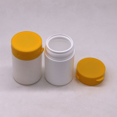 Contenedor de suplemento vitamínico Botella de medicamento de HDPE de 70 ml con tapa desmontable