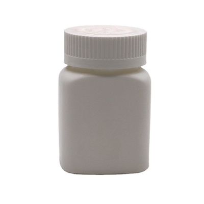 Vidrio de plástico de forma cuadrada de 85 ml de HDPE para medicamentos