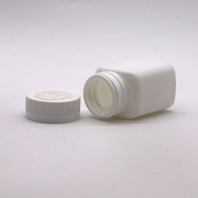 Vidrio de plástico de forma cuadrada de 85 ml de HDPE para medicamentos