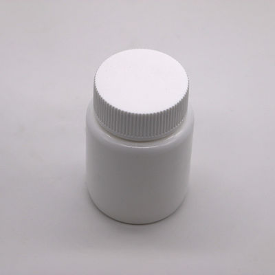 Botella médica de HDPE con tapa de tornillo de plástico 95CC/ML para cápsulas vacías de píldoras de grado farmacéutico