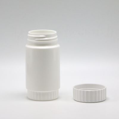 Botella de frasco de plástico HDPE con tapa de tornillo hecha de material HDPE