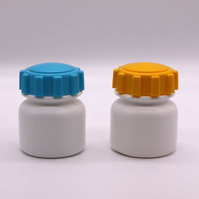Botella de plástico PE de forma redonda para medicamentos