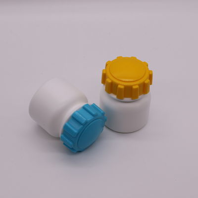 Botella de plástico PE de forma redonda para medicamentos