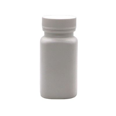 Collar y material base Vial de plástico HDPE de 105 ml para almacenamiento de líquidos estériles