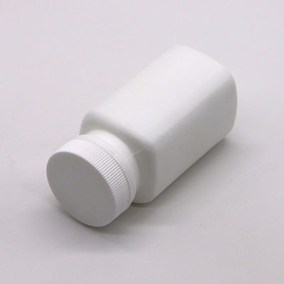 Collar y material base Vial de plástico HDPE de 105 ml para almacenamiento de líquidos estériles